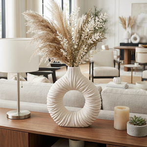 CANTONGATE IVORY VASE 12 (IN) 12