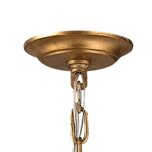 Connexions 24'' Wide 8-Light Chandelier - Gold Leaf 3