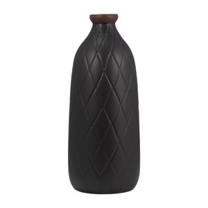 EMMONSFORD BLACK VASE 16 (IN) 4