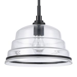 Boyer 11'' Wide 1-Light Mini Pendant - Matte Black 4