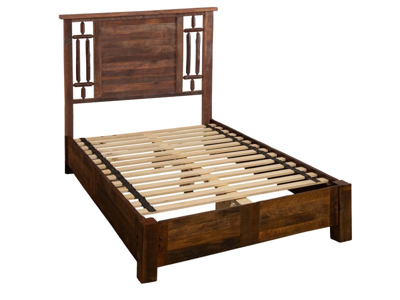 Appalachian Windowpane Bed with Rail System - Double 3