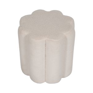 DIGBYRUN WHITE OTTOMAN 18 (IN) 4