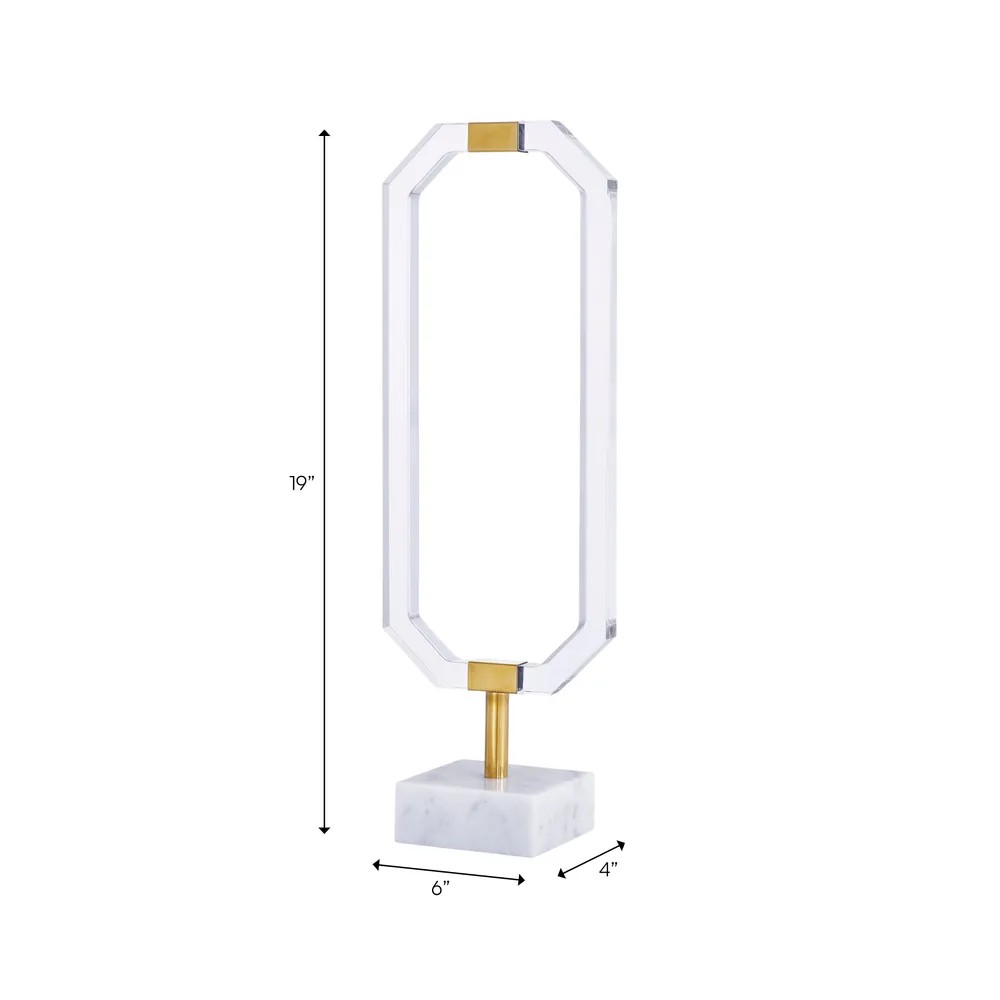 BRAXTON CLEAR DECOR 19 (IN)