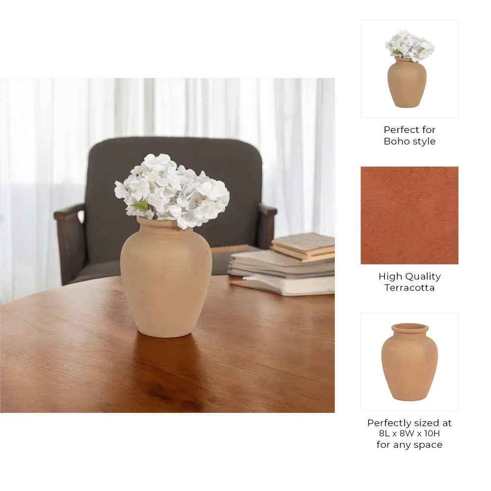 HAWLEYWORTH BROWN VASE 11 (IN)