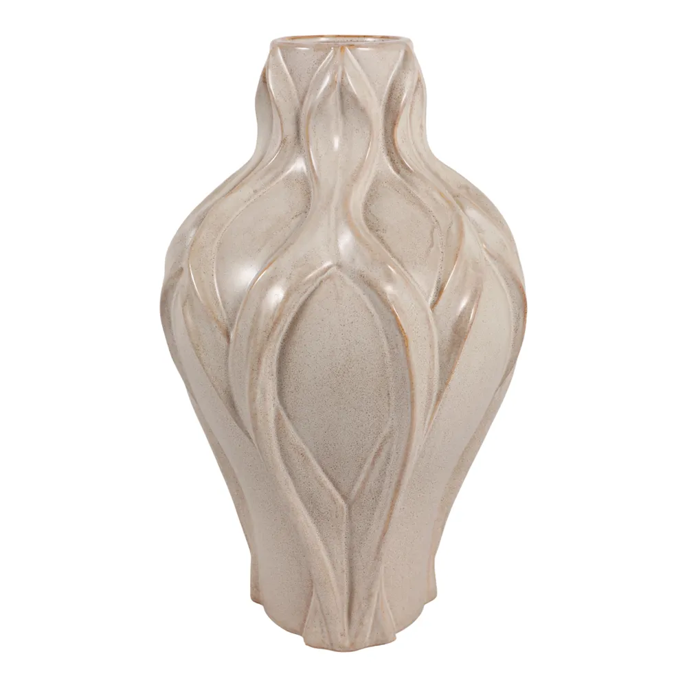 CARLTONOAK IVORY VASE 18 (IN)