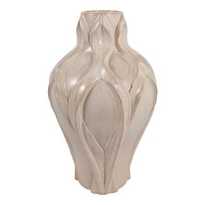 CARLTONOAK IVORY VASE 18 (IN) 1