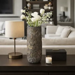 HAWLEYFORD BRONZE VASE 19 (IN) 2
