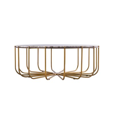 Demille Coffee Table - Satin Brass