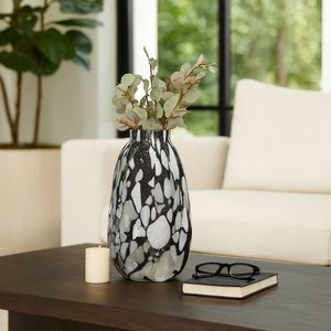 GAIGEMILL GRAY GLASS VASE 20 (IN) 9