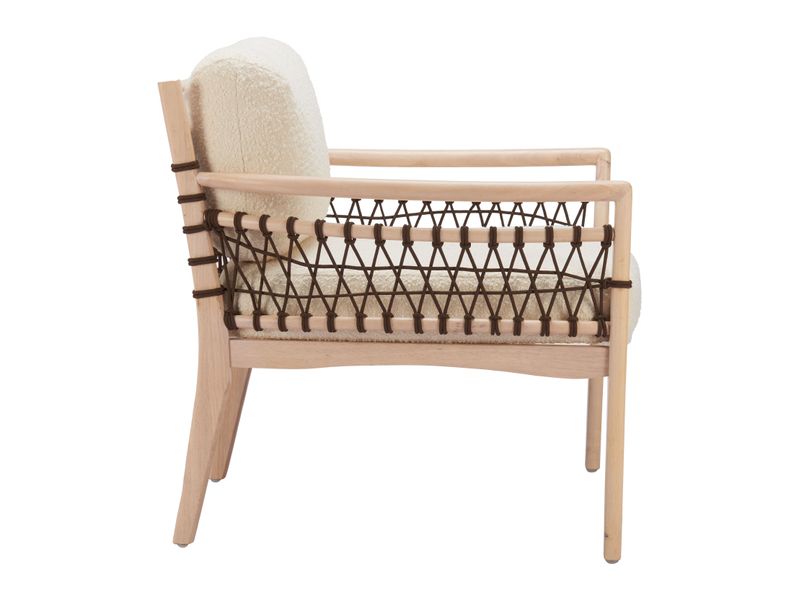 Wezly Accent Chair Ivory 3