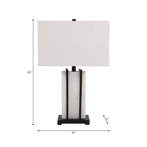 WARRENLEY WHITE LAMP 26 (IN) 9