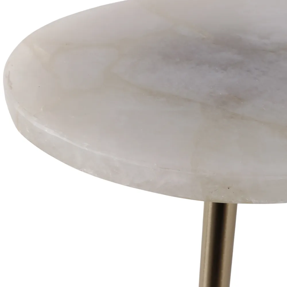 MERCERCLIFF WHITE TABLE 24 (IN)