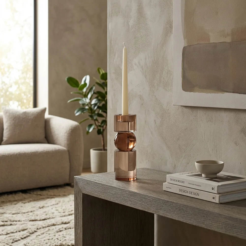 VERAFORD BRONZE CANDLESTICK 8 (IN)