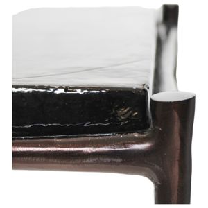DRAKEROSE SET OF 2 BLACK TABLE 25 (IN) 6