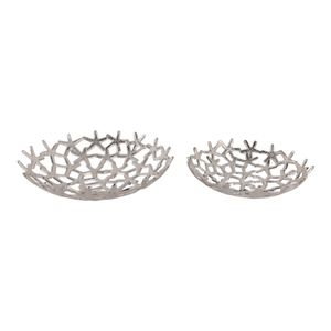 BELLCREST SET OF 2 SILVER BOWLS 5 (IN) 3