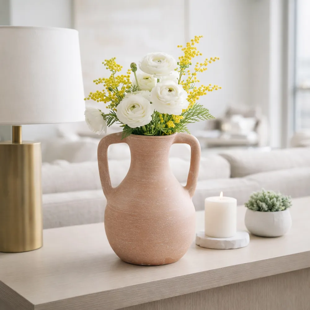 SHERMANCLIFF BROWN VASE 12 (IN)
