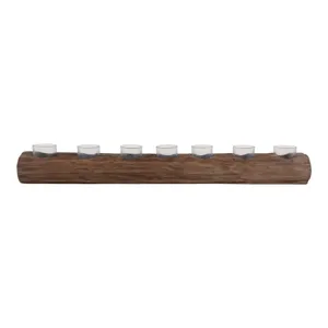 ENNISMORE BROWN TEALIGHT HOLDER 4 (IN) 3