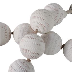 GARSONRUN WHITE BEAD 3 (IN) 8