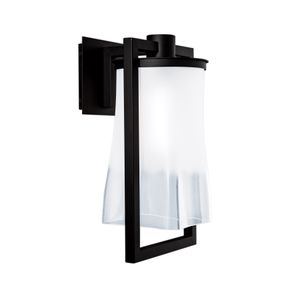 Drape 16.5'' High 1-Light Outdoor Sconce - Matte Black 1