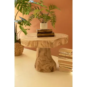 Live-Edge Wood Accent Table 5