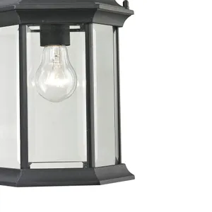 Spring Lake 8'' Wide 1-Light Outdoor Pendant - Matte Textured Black 4