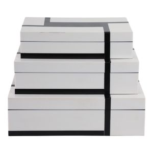 WALT SET OF 3 WHITE BOXES 4 (IN) 7