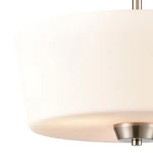 Winslow 15'' Wide 3-Light Pendant - Brushed Nickel 3