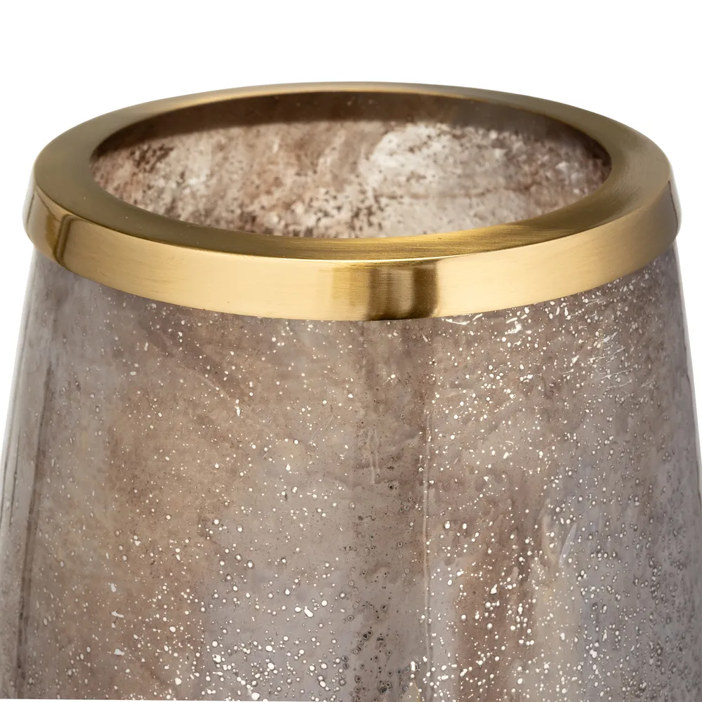 NORAWOOD GOLD GLASS VASE 24 (IN)