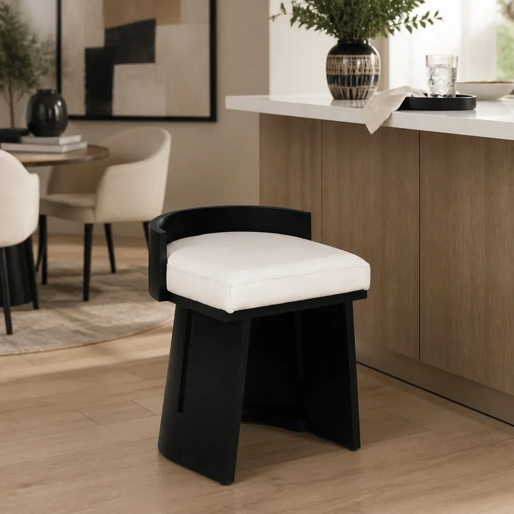HARMONSIDE IVORY STOOL 21 (IN)