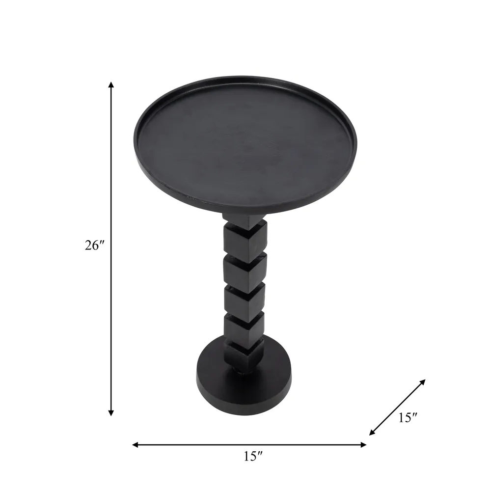 LARKCROSS BLACK TABLE 26 (IN)