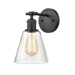 Scone 6'' Wide 1-Light Sconce - Matte Black 2