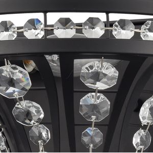 Fantania 9'' High 1-Light Sconce - Matte Black 4