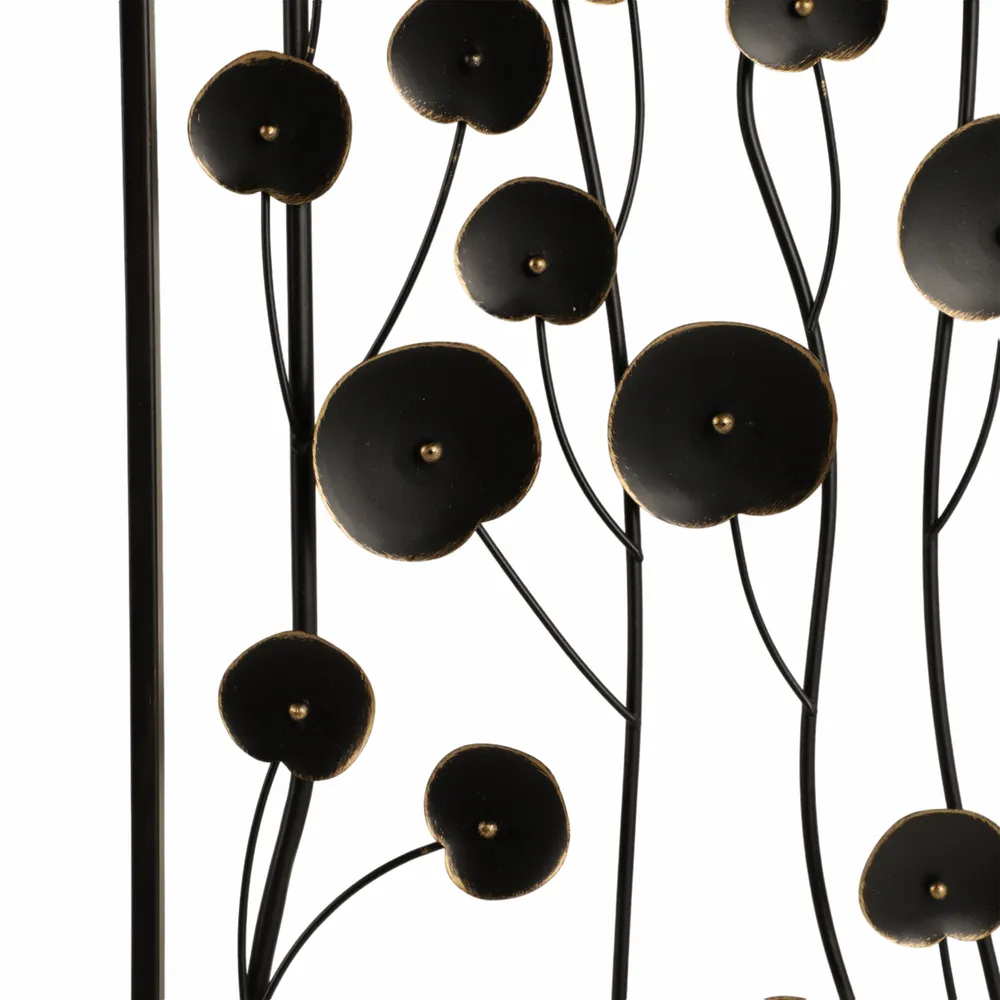 NEWTONCROSS SET OF 2 BLACK METAL WALL 36 (IN)