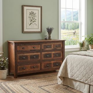 Barnwood Six Drawer Dresser - Premium Line
