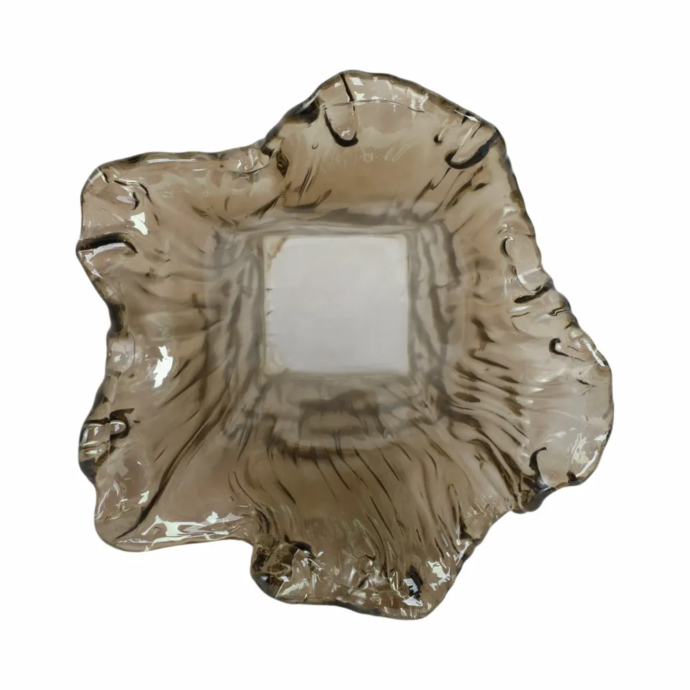 CLAYMORE GRAY GLASS VASE 15 (IN)