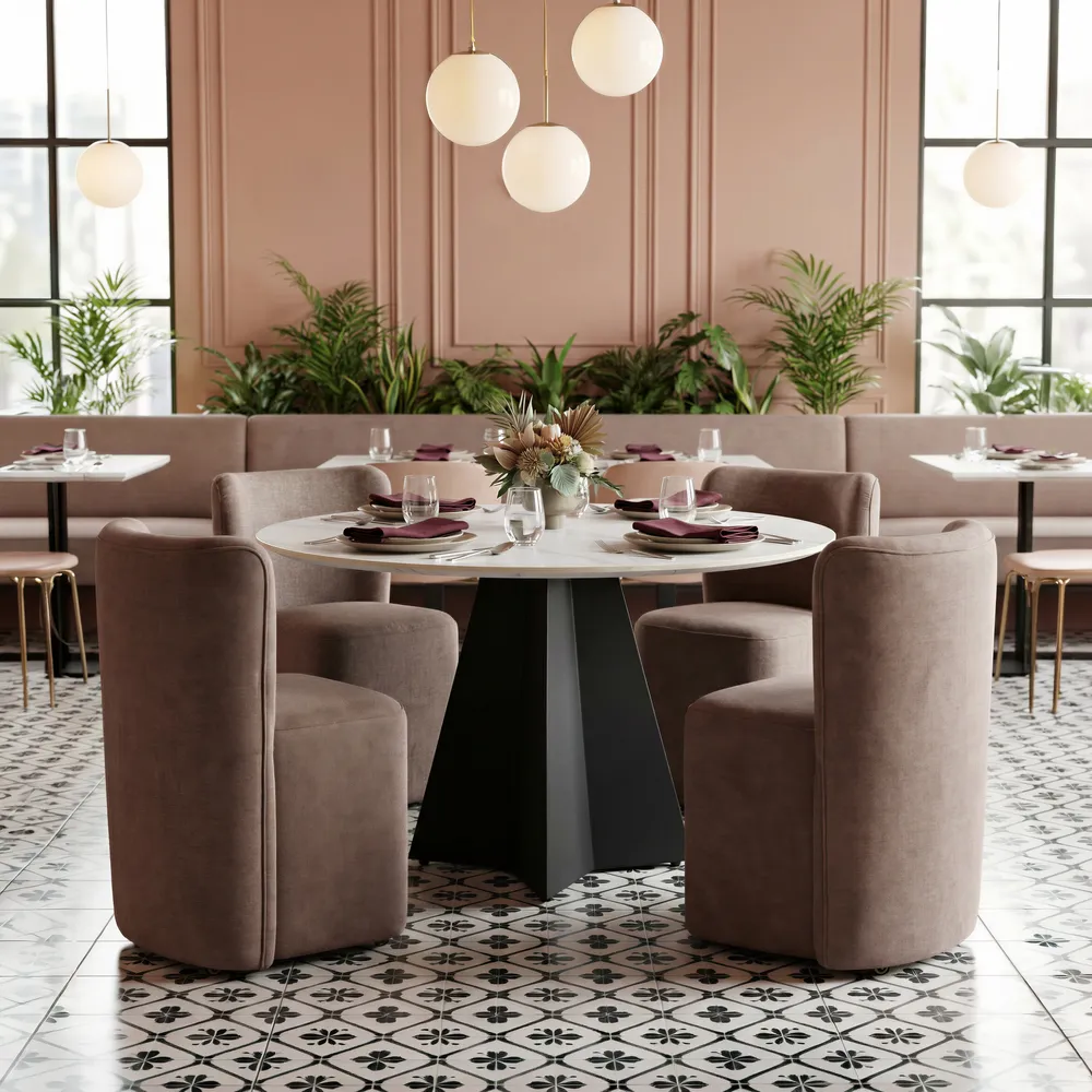 Izar Dining Table White