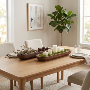EMORYDALE SET OF 2 BROWN BOWLS 4 (IN) 2