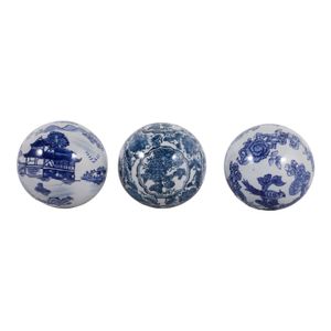 TRENTONSHAW SET OF 3 BLUE ORBS 5 (IN) 5