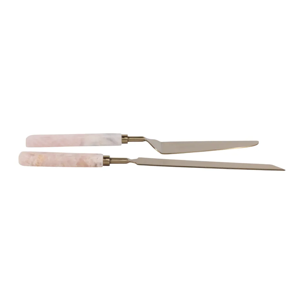 ISLEVIEW SET OF 2 GOLD SERVEWARE 1 (IN)