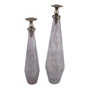 MORTONWELL SET OF 2 WHITE JARS 19 (IN) 6