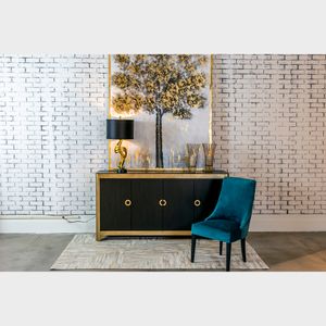 Belle 29.88'' High 1-Light Table Lamp - Gold 5