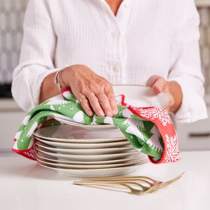 Snowflake Eco Kitchen Tea Towel 4