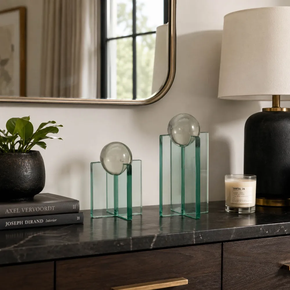 TRENTONVIEW SET OF 2 CLEAR DECOR 12 (IN)