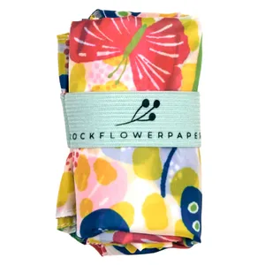Bloom & Flutter blu Reusable Shopping Tote Bag 6