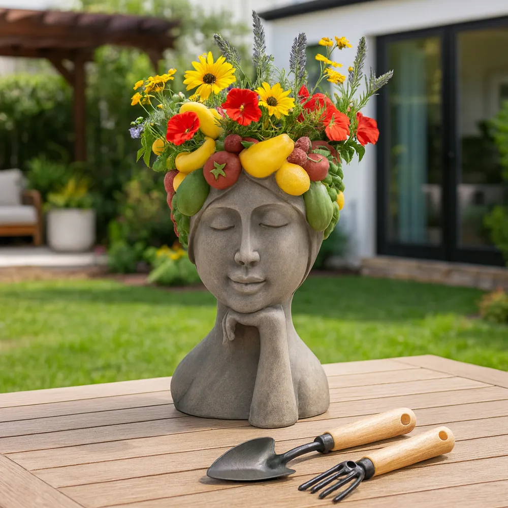 ARLOWLAND GRAY PLANTER 18 (IN)