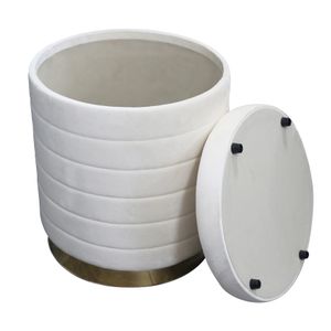 HAYFORDHAVEN IVORY STOOL 19 (IN) 5