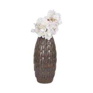 HAMDENROSE BROWN VASE 12 (IN) 3
