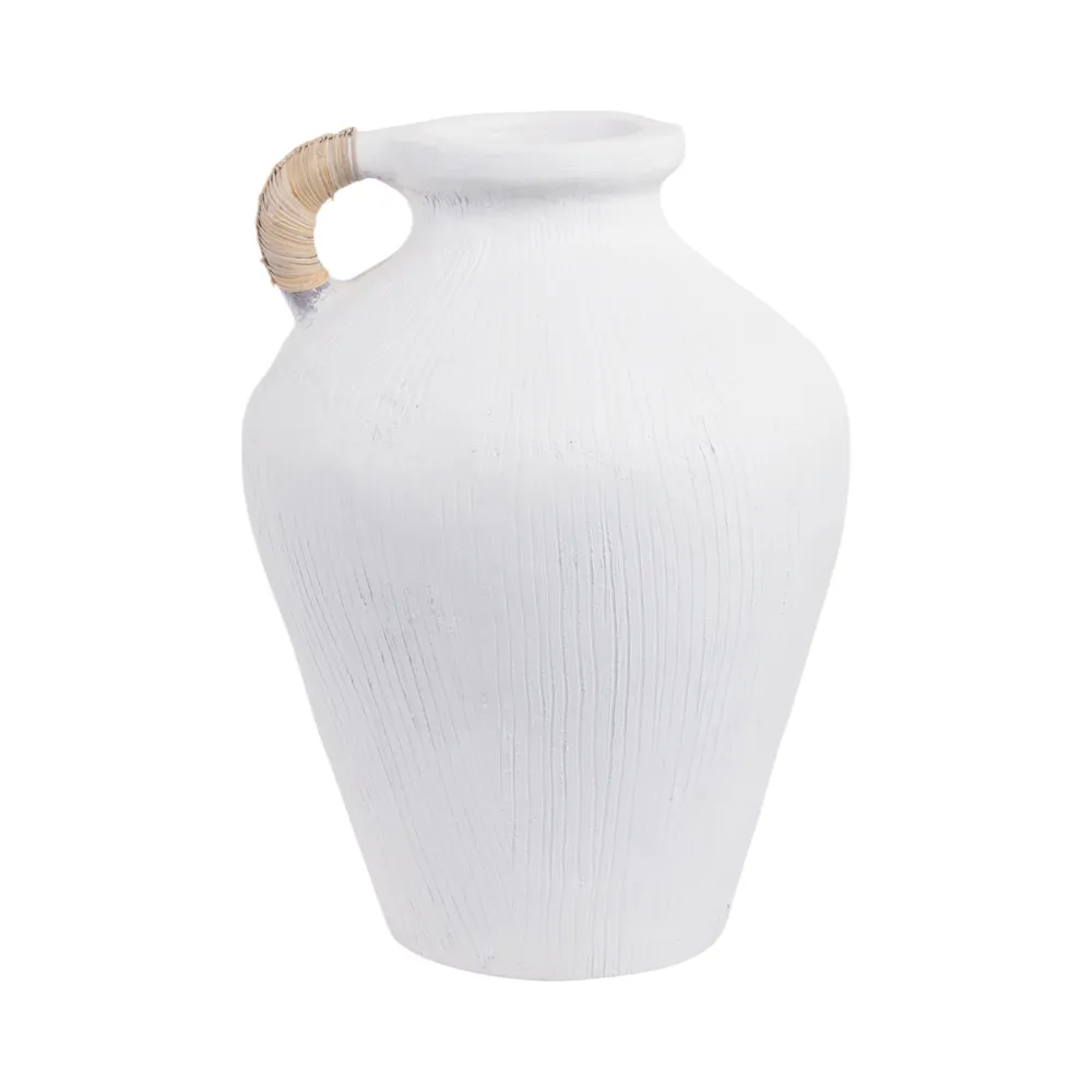 HANKWAY WHITE VASE 17 (IN)
