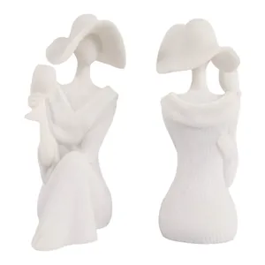 NELLFIELD SET OF 2 WHITE BOOKENDS 8 (IN) 5