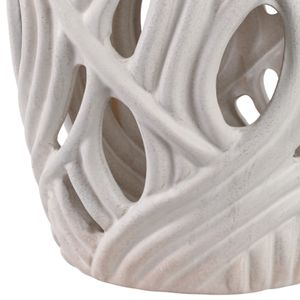 CHLOEMOOR WHITE GARDEN STOOL 19 (IN) 6